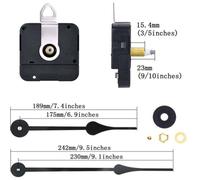 1PC Mécanisme de Mouvement d'horloge à Couple élevé avec Longue Main de 230 mm / 9,1 Pouces (Longueur de Manche 4/5 Pouce / 20 mm)