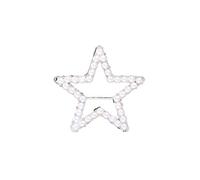1pc Metal Corner Knotted Buttons Ring Scarf Button Shirt T-shirt Hem Knotted Waist Buckle Clothing Accessories pour femmes filles accessoires décoratifs(Silver star)
