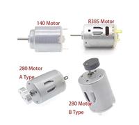 1Pc Metal electronic starter DC 3-12V Motors R385 140 280 Vibrate electronic starter High Speed DIY Robot Toy electronic starter NWPNLXEA(140 Motor)