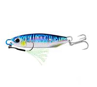 1PC métal Jig pêche leurre Poisson 15g 20g 30g 40g 60g Lente Jig pêche appât cuillère Artificielle Dur mer Bar gabarits Crochets attirail (Color : ColorC, Size : 40g-7cm)
