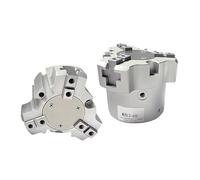 1pc MHSL3 Pneumatic Three-Jaw Finger Cylinder Parallel Clamp Manipulator Extended Opening Clamp MHSL3-16-125D(MHSL3-100D)