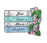 1pc mignon Broche émail Pin Cartoon Just One More Chapitre unisexe émail floral Broche pour insigne Sac col de chemise