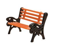 1pc Mini Banc De Résine Miniature Fée Jardin De Banc pour La Décoration De La Maison en Plein Air Élégant et PopulaireC'est Beau et Facile à Utiliser.