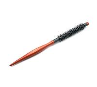 1pc Mini Doux Poils De Sanglier Styler Petit Ronde Cheveux Styling Brosse Non Dérapante Peigne Pour Cheveux Brushing Curling Styling Redressage Couleur Aléatoire