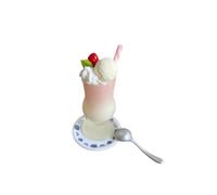 1pc Mini Jouet de Nourriture de Maison de poupée, Fraise Milkshake crème glacée Boisson Tasse modèle 1:12 Jeu de Cuisine Jeu Semblant Jouer Partie Mini Choses Trucs Minuscule Cuisson