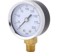 1pc Mini manomètre précis pour carburant air huile liquide eau 0-200psi 1/4" NPT montage fileté
