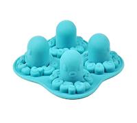 1PC Mini Silicone Ice Cube Trays, Octopus-Shaped Silicone Ice Cube Molds for Freezer, Small Ice Cube Molds for Drinks, Cocktails, Chilling, Whiskey, Coffee, Chocolates.