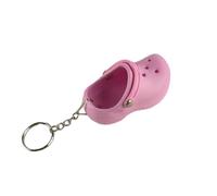 1PC Mini Slipper Chaussures Porte-clés Mignon 3D Beach Hole Little Croc Chaussure Porte-clés Femmes Sac à dos Pendentif Porte-clés Bijoux