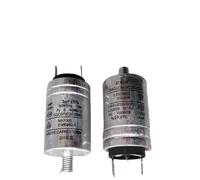 1pc MKP305 3UF 450V Dish Washer Parts Aluminum Housing Capacitor With 2 Pins Capacitance Meters