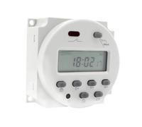 1pc MT101 12VD 220V 220V Minuterie numérique Interrupteur 7 jours Programmable hebdomadaire Relais de temps Programmateur Batterie rechargeable intégrée(12VDC)