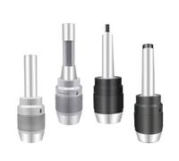 1pc MT2 MT3 MT4 C20 C25 C32 R8 7/16 M12 Tool Holder Spindle APU13 APU16 CNC Integrated Self-tightening Morse Three-jaw Drill Chuck(Bianco,MTB4-APU13 (M16))