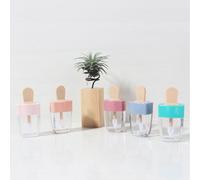 1pc Multi-Couleur Vide Brillant À Lèvres Tube Conteneur Crème Pot Maquillage À Réaliser Soi-Même Outils Cosmétique Glace Transparent Baume À Lèvres Peut Remplir La Bouteille