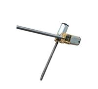 1PC N20 Full Metal gearbox Gear Reducer electronic starter DC 6V 30RPM- 500RPM with 55mm Long M4 Screw Shaft IINKUEYK(300RPM)
