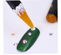 1pc Nail Picking Up Picker Strass Cire Pen Manucure Dotting Outil De Couleur Aléatoire