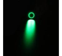 1PC Noir 3V 6V 12V 24V 48V 220V 4 Broches 12mm LED Lumière Métal Aluminium Bouton Poussoir Momentané Interrupteur Électronique De Voiture(Green,5V)