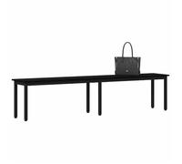 1pc Noir Banquette charge max : 110 kg - SWEETY banc Chêne noir 200x35x45cm Bois d'ingénierie CL13994353291