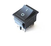 1pc Noir KCD4 6 Broches Interrupteur À Bascule Câble Bouton D'alimentation ON/OFF 6 Pieds 16A 250V 31x25mm