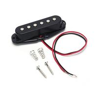 1pc noir simple bobine son pick-up pour 6 cordes guitare électrique harmonieuse