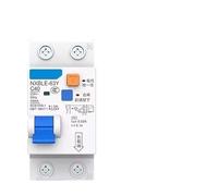 1pc NXBLE-63Y 6A 10A 16A 32A 63A 10MA 30MA 0.01A 0.03A RCBO 1P+N Disjoncteur différentiel sur protection contre les fuites(30MA 1P 1N,40A)