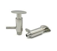 1PC OD 25.4mm, 10mm Hose Hook Clamp SS304 Stainless Steel Sampling Valve Manual Handle