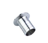 1pc OD 6/8/10/12/14/16/19/51MM acier inoxydable SUS304 tuyau sanitaire raccord de tuyau virole OD 50.5mm 64mm ajustement 1.5 "2" Tri pince(14mm Barb)
