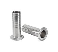 1PC OD19mm Hose tail Barb x 1.5" Tri Clamp 304 Stainless Steel Pipe Fitting Homebrew 150mm Legnth