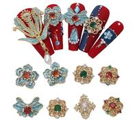 1PC ongles de mariée Style chinois Xiuhe mariage ongles accessoires avec tempérament Phoenix couronne et rose lueur émail coloré