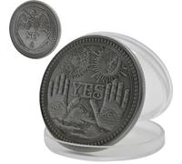 1pc Oui Ou Non Skull Commémoratif Coin Souvenir Challenge Collectibles Coins Coins Toss Game Home Decoration Supplies