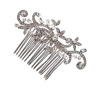 1Pc Peigne Décoration Accessoires De Cheveux De Mariage Cheveux Toppers Strass Cheveux Accessoires Perle Épingle À Cheveux Perle Cheveux Barrettes Délicat Casque Strass Coiffure Générique
