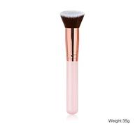 1pc Pinceaux De Maquillage Plats Kabuki Fond De Teint Brosse Liquide Crème Poudre Contour Mélange Visage Réparation Outils De Beauté Brochas Maquillaje.B.