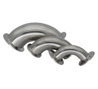1pc Pipe OD 19mm Ferrule OD 50.5mm 90 Degree Elbow Stainless Steel