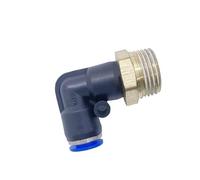 1PC PL4-01 1/8" Pneumatic Connector PL Trachea Elbow Air Fittings Hose Connectors Square Thread