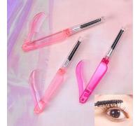 1pc Pliable Antibactérien Double Tête Mascara Baguettes Applicateur Baguette Brosses Cils Peigne Beauté Maquillage Outil