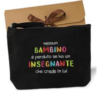 1pc Pochette Tissu Italienne Cadeau Maîtresse D¿École Enseignant Fin D'année Graduation Remerciement