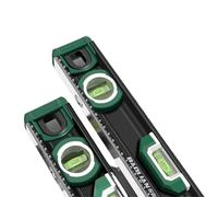 1pc Portable Angle Rapporteur Inclinomètre 3 Niveau à Bulle Règle Solide En Aluminium Moulé Niveau à Bulle Magnétique(500mm)