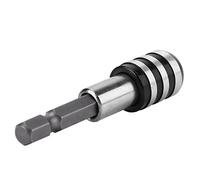 1pc Porte Embout Magnétique 1/4" Extension de Vissage Hexagonale 60mm (60mm-Noir)