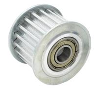 1pc poulie de renvoi de courroie de Tension 5M 50T avec/sans dents 16mm/21mm/27mm largeur de courroie poulie de moteur de roulement de renvoi 10/15/17/20/25mm alésage(30mm,With teeth 27mm)
