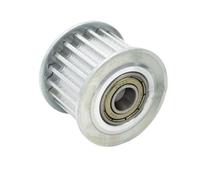 1pc poulie de renvoi de courroie dentée 5M 40T avec/sans dents 16mm/21mm/27mm largeur de courroie poulie de distribution 10/15/17/20/25mm alésage poulie de roulement(30mm,With teeth 21mm)