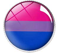 1Pc Pride LGBTQ Pin Rainbow Gay & Lesbian Pride Pin Revers Bisexual Pride Badge pour Vêtements, SacsDurabilité
