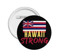 1pc Priez pour Maui Hawaii épingles à boutons Maui Hawaii épingle à bouton fort Dieu bénisse épingle hawaïenne je me tiens avec Badge rond hawaïen pour vêtements sac chapeau accessoires
