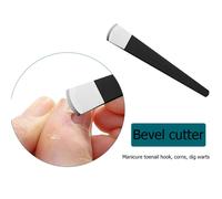 1pc Professionnel Orteil Pedicure Couteau Outils Acier Inoxydable Cuticule Peau Morte Ma?S Dissolvant Ongle Nettoyant Cuticule Pied Soins Outils