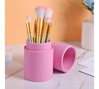 1pc Pu Cuir Maquillage Brosse Titulaire Cosmetique Stylos Mallette De Rangement Portable Voyage Maquillage Pinceaux Organisateur Etui Porte-Stylo