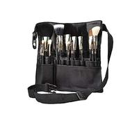 1pc Pu Cuir Pinceau De Maquillage Sac De Taille Portable Brosse Cosmétiques Porte-organisateur Avec Des Artistes De Ceinture Bracelet (dépliage)