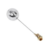 1pc quality Brass Float Valve with Stainless Steel Flow Control for Water and Oil Tanks - DN15, DN20, DN25(3/4")