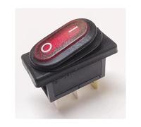 1pc R13-70 ship type switch 3 pin 2 gear red light opening 11 * 30mm Controls Switches