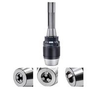 1pc R8 Apu Fraise Tige R8 Apu13 Apu16 7/16 M12 Monobloc Auto-serrant Mandrin de Forage Fraiseuse Porte-Outil Broche Perceuse(Accuracy 0.1MM,R8-APU13 (7-16))