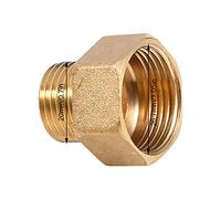 1pc raccord de tuyau d'eau en laiton adaptateur de réducteur de bague hexagonale 1/2 BSPT mâle à 3/4 BSPT filetage femelle pour connecteur rapide de gaz d'eau