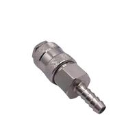 1pc raccord pneumatique norme européenne UE Euro type ligne d'air raccord rapide connecteur coupleur adaptateur for compresseur d'air tuyau cannelé(SH 6MM)