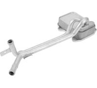 1Pc Refroidisseur D'Huile Moteur Pour Volkswagen Beetle Pour Volkswagen Tiguan Refroidisseur D'Huile De Transmission Trans Cooler No.03C117021D Alliage D'Aluminium Ton Argent