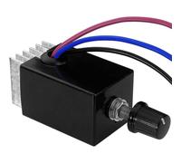 1Pc RéGulateur de Vitesse Du Moteur DC 12V/24V 10 A Commutateur ContrôLeur pour le ContrôLe Chauffage Ventilateur Camion Voiture